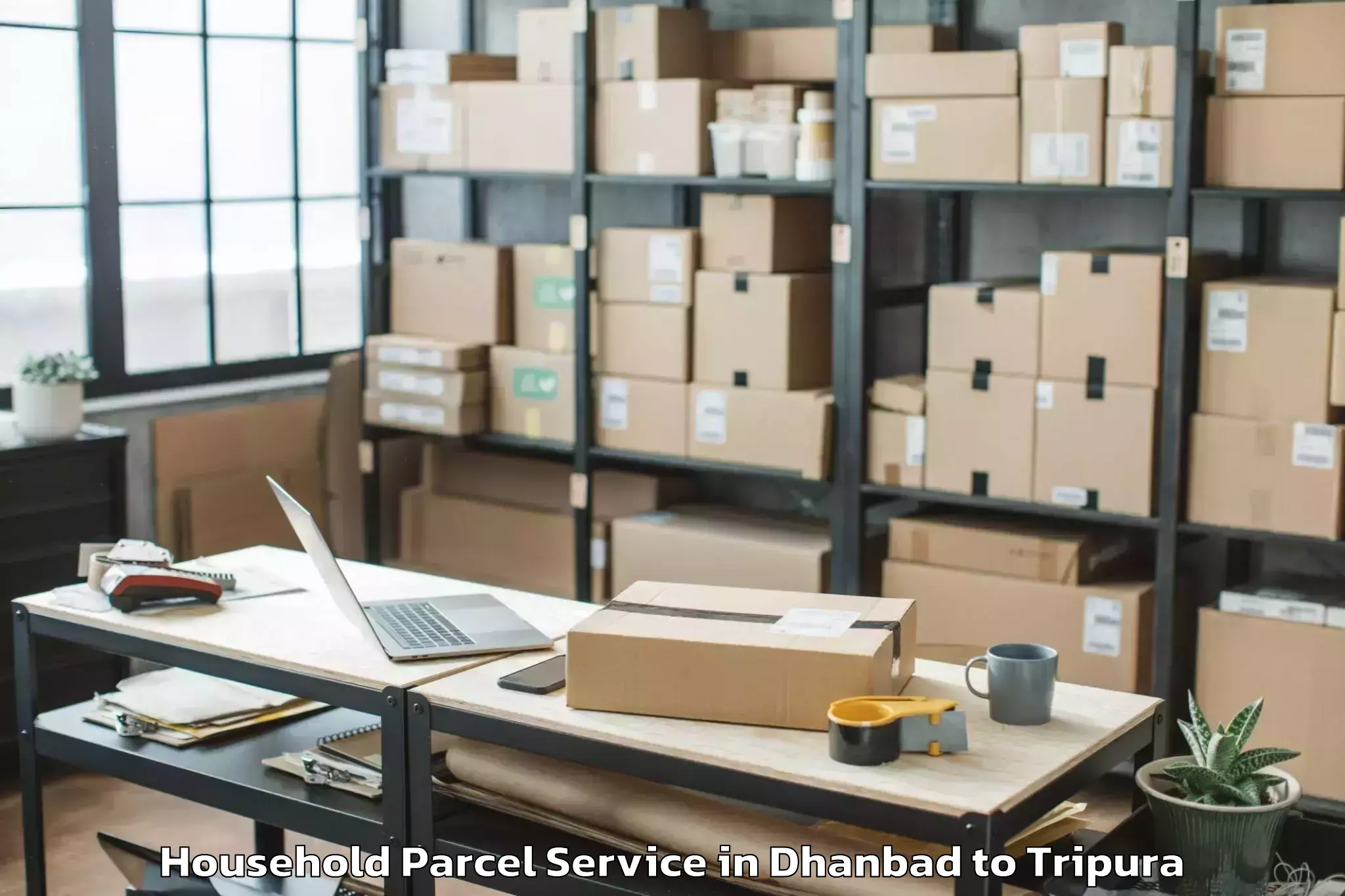 Efficient Dhanbad to Damchhara Household Parcel